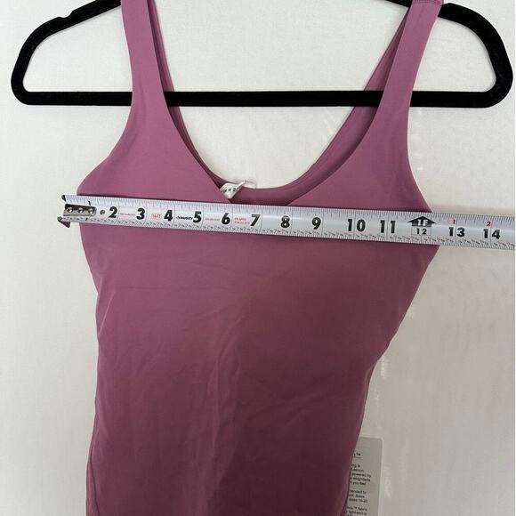 NWT Lululemon Align Sleeveless‎ Shelf Bra Thong V-Neck Bodysuit Size 4 - Purple - Picture 9 of 10